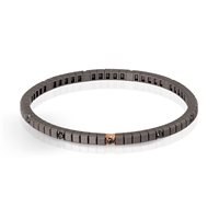 Bracelet Mano-J. Homme Loop in Titane Diamante Black
